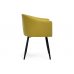 Стул на металлокаркасе Валета горчичный / черный Стул на металлокаркасе Валета горчичный / черный